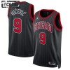 Dres Chicago Bulls Nikola Vucevic 9 Jordan 2022-23 Statement Edition Crno Swingman - Dječji